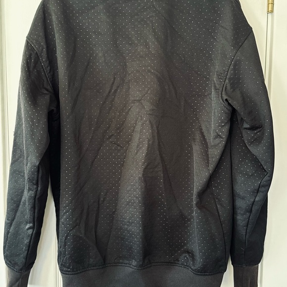 Divided H & M Black Zip-Up Bomber Textured Jacket Size Medium - Picture 3 of 4